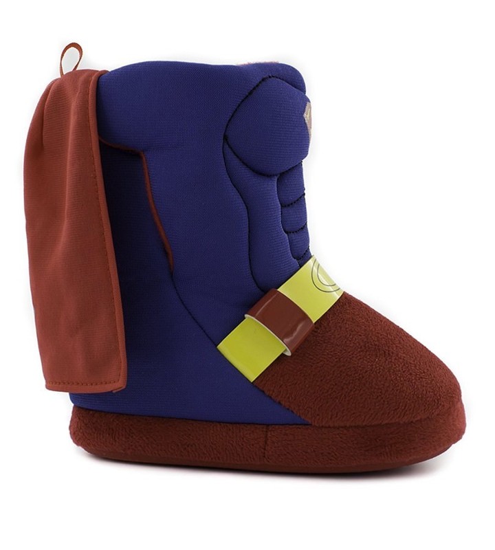 Superman DC Comics Toddler Boy's Red/Blue Boot Slip-On Slipper/Shoe: 5/6-11/12