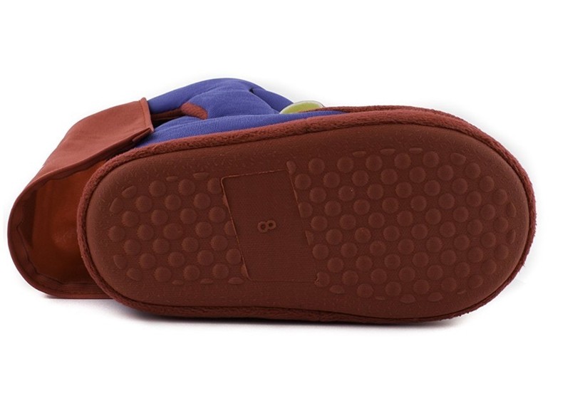 Superman DC Comics Toddler Boy's Red/Blue Boot Slip-On Slipper/Shoe: 5/6-11/12