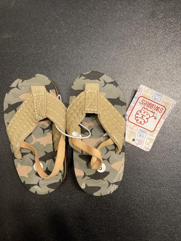 Swiggles Toddlers Camo Flip Flop with back strap