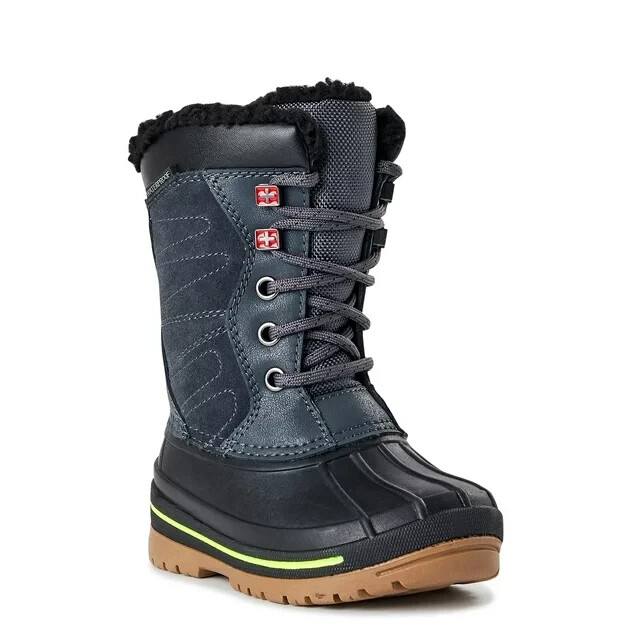 Swiss Tech Toddler Boys SIZE 9 Winter Boots COLOR BLACK NEW