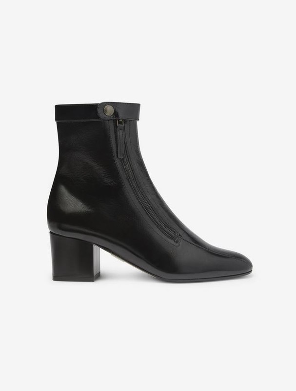 Tamara Mellon Black Calf Avenger Booties Ankle 55mm Heels $650 NEW