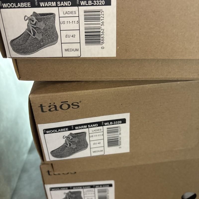 Taos Woolabee Warm Sand Women’s Boot EU 42-us 11-11.5 NEW IN BOX 3 Pair Avail