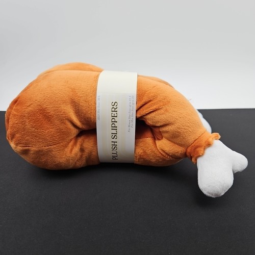 Target Bullseye Playground Novelty Turkey Leg Slippers Adult Size M/L New