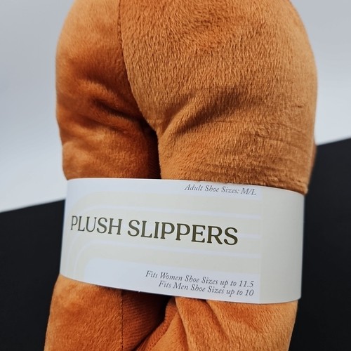 Target Bullseye Playground Novelty Turkey Leg Slippers Adult Size M/L New