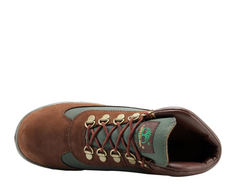 [TB0169372421] Timberland Field Boot Youth Mid Lace Up Boot Dark Brown *NEW*