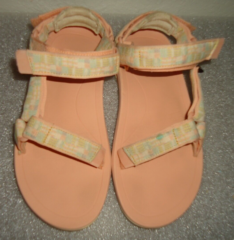 Teva Little Girls Sport Strappy Sandals Water Friendly Adjustable Size-4/36