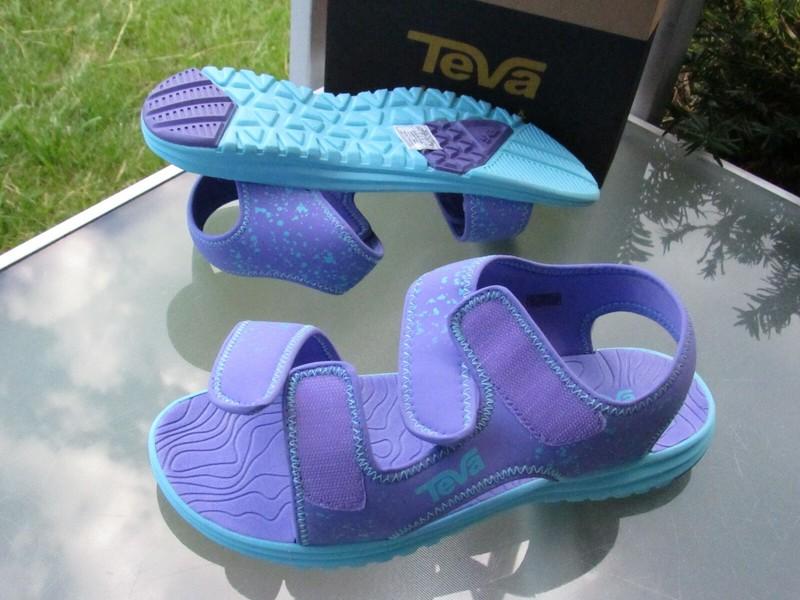 Teva TIDEPOOL Purple Adjustable Straps Slingback Sport Sandal YOUTH Girls Size 7