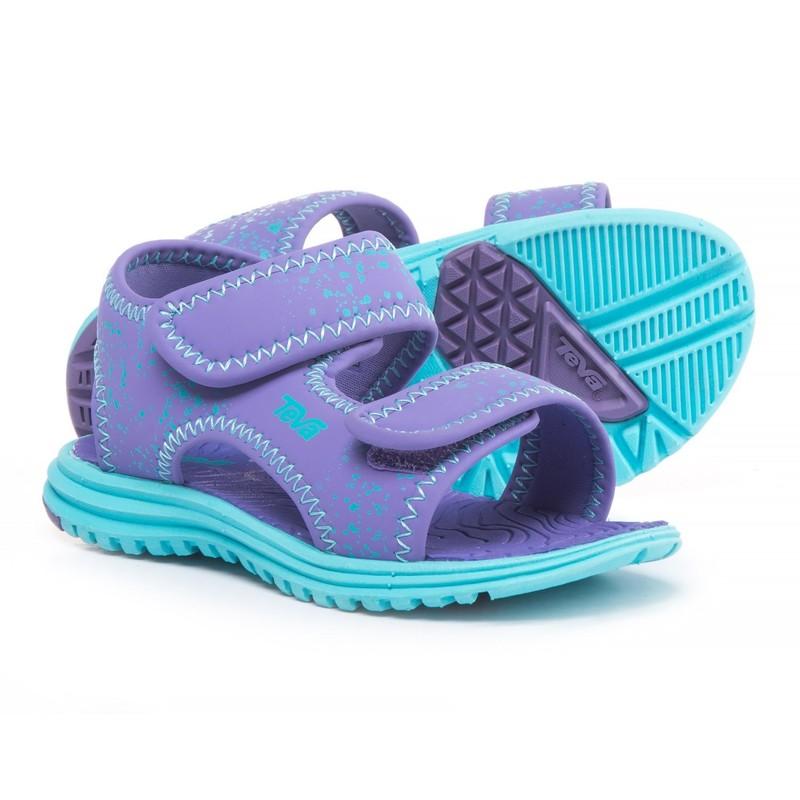 Teva TIDEPOOL Purple Adjustable Straps Slingback Sport Sandal YOUTH Girls Size 7
