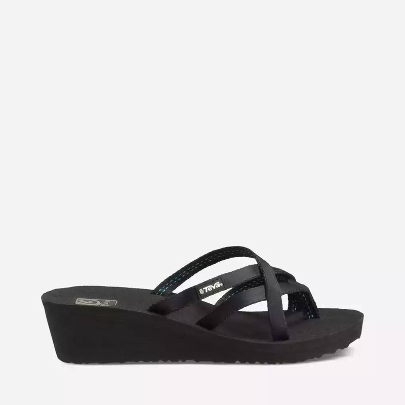 Teva Womens Sandal Mush Mandalyn Wedge Ola 2 Black Size 8