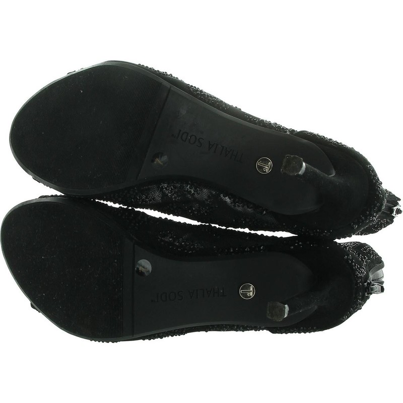 Thalia Sodi Womens SHAY Black Ankle Boots Shoes 7 Medium (B M) BHFO 2803
