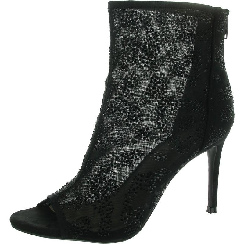Thalia Sodi Womens SHAY Black Ankle Boots Shoes 7 Medium (B M) BHFO 2803