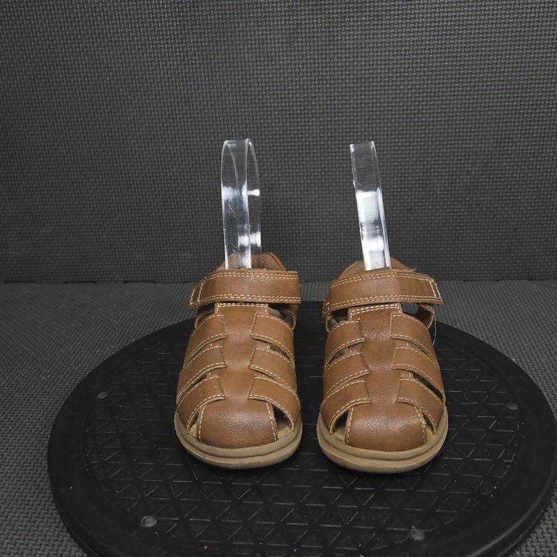 The Childrens Place Fisherman Sandals Toddler Sz 9 Brown Strappy