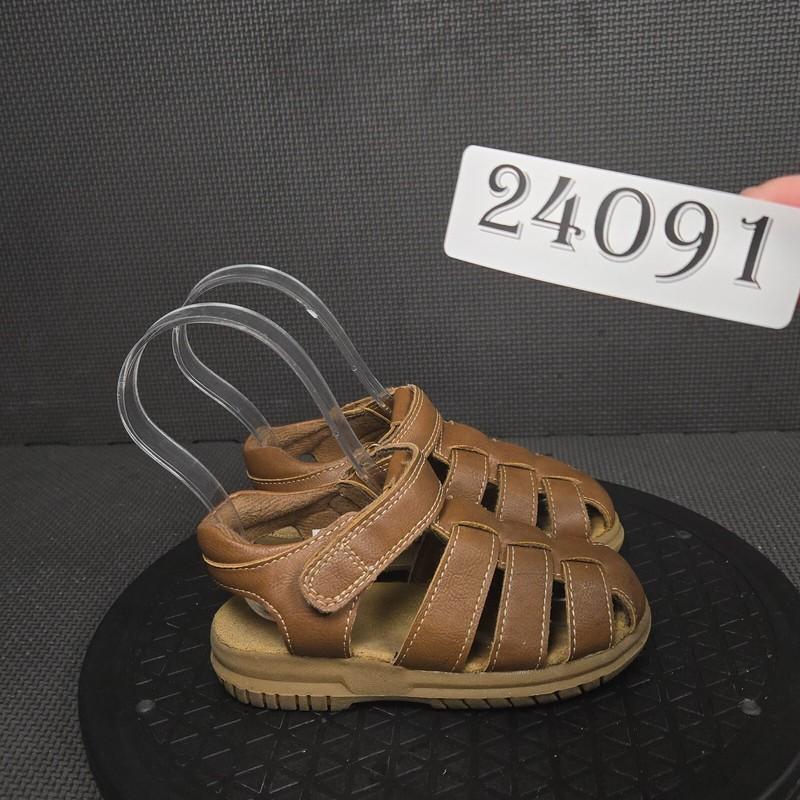 The Childrens Place Fisherman Sandals Toddler Sz 9 Brown Strappy