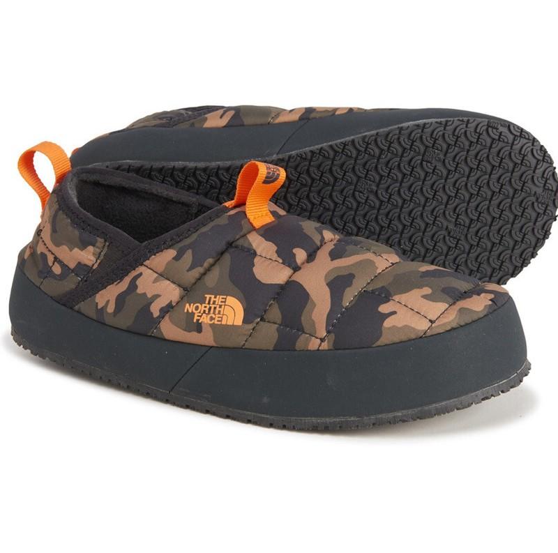The North Face Thermal Tent Mule II Water Resistant Camouflage Slippers Youth 12