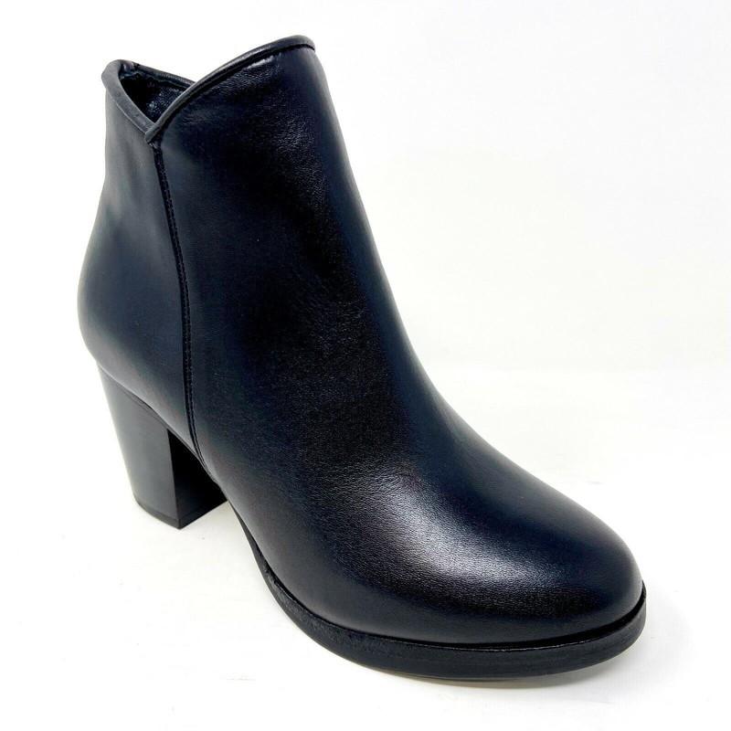 Thursday Boot Co Black Uptown Boots Womens Zipper Leather Bootie