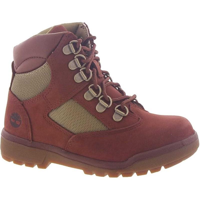 Timberland 6 Inch Field Boot Rust Nubuck TB 0A242G V17 Pre-School