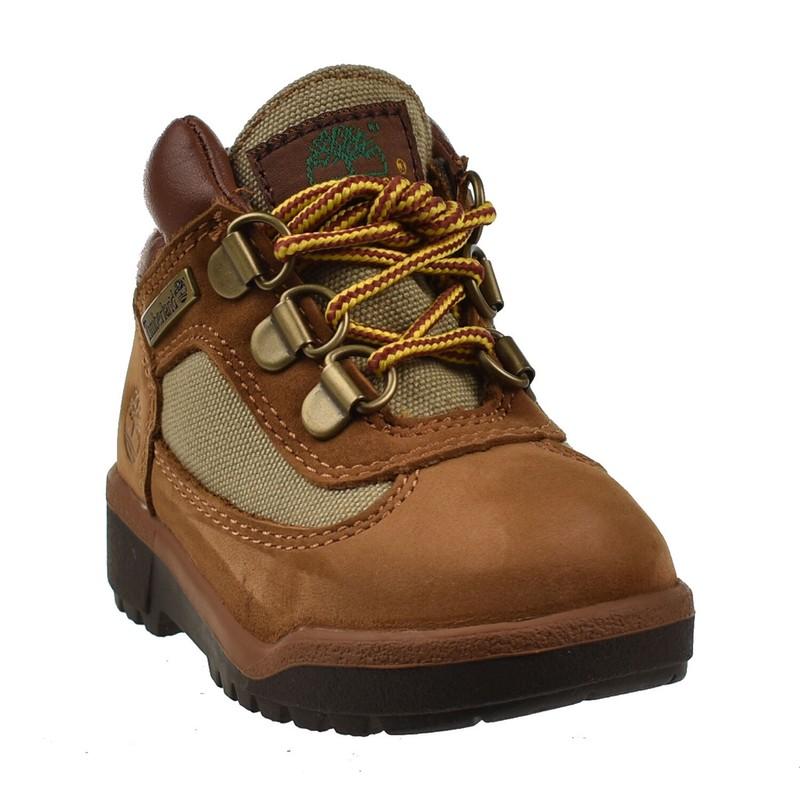 Timberland Baby Toddlers Leather And Fabric Field Boots Sundance Nubuck 40829