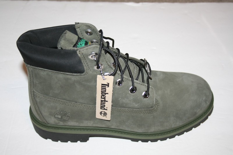 Timberland Boys Boots Hunter Green Size 7 Kids ( Brand New )