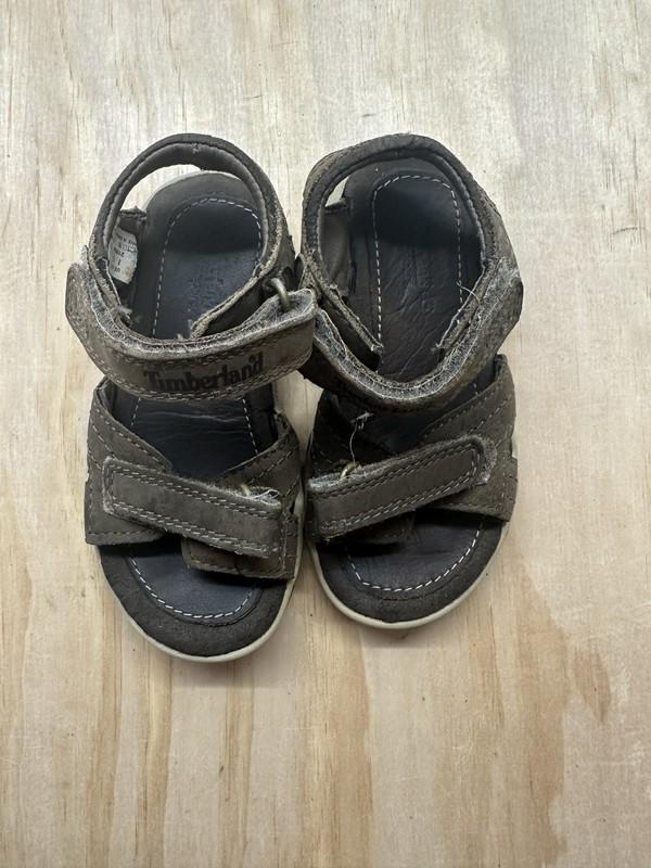 Timberland Brown Toddler 8 Adventure Seeker Sandals 2 Strap Hook & Loop