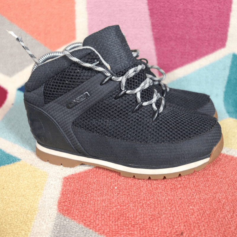 TIMBERLAND FIELD BOOTS BOYS BLACK US 4