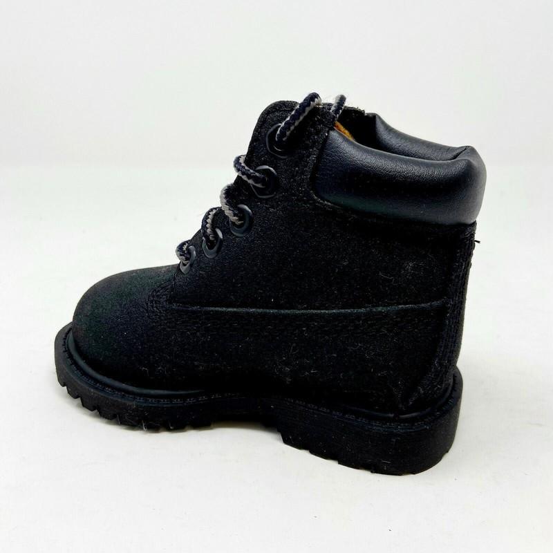 Timberland Premium 6 Inch Waterproof Black Toddler Size 4 Boots 34875