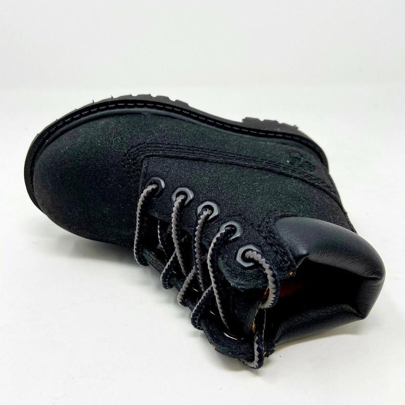Timberland Premium 6 Inch Waterproof Black Toddler Size 4 Boots 34875