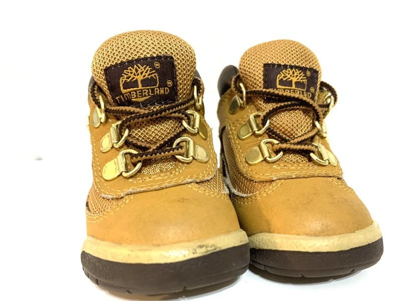 Timberland Toddler's Field Boots Tan Brown Size 5 Leather/nylon/Suede Unisex