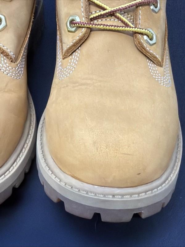 Timberland Wheat Nubuck Premium Waterproof Boots 12909 Youth Boys Size 4