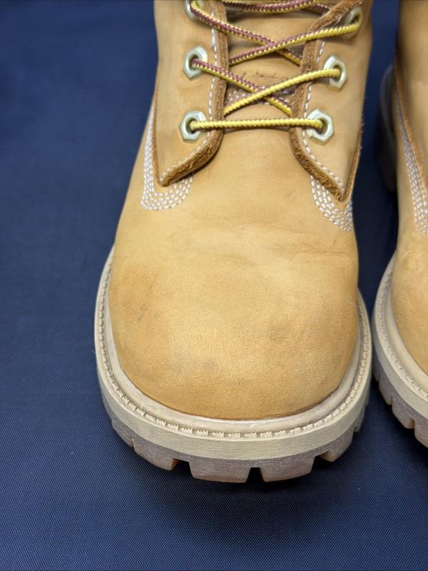 Timberland Wheat Nubuck Premium Waterproof Boots 12909 Youth Boys Size 4