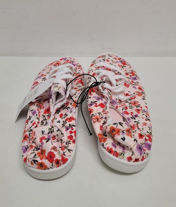 Time & Tru Women's Casual Scrunch Back Sneaker Shoe - FLORAL ☆CHOOSE SIZE☆