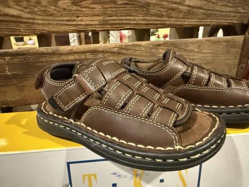 TKS Toddler Brown Sandals Size 8 Medium Never Worn