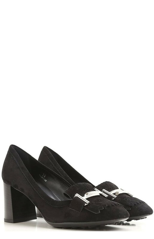 Tod's Tod Double T Fringed Pumps GOMMA T70 ZM FRANGIA DOPPIA T Tods women shoes