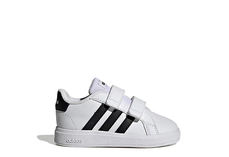 Toddler Adidas Grand Court 2.0 CF I White/Black ID5271 100% Authentic New