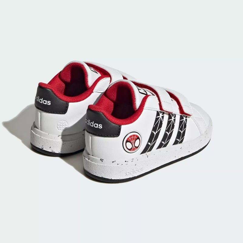 Toddler Adidas Grand Court Spider-man White IF983 100% Authentic New