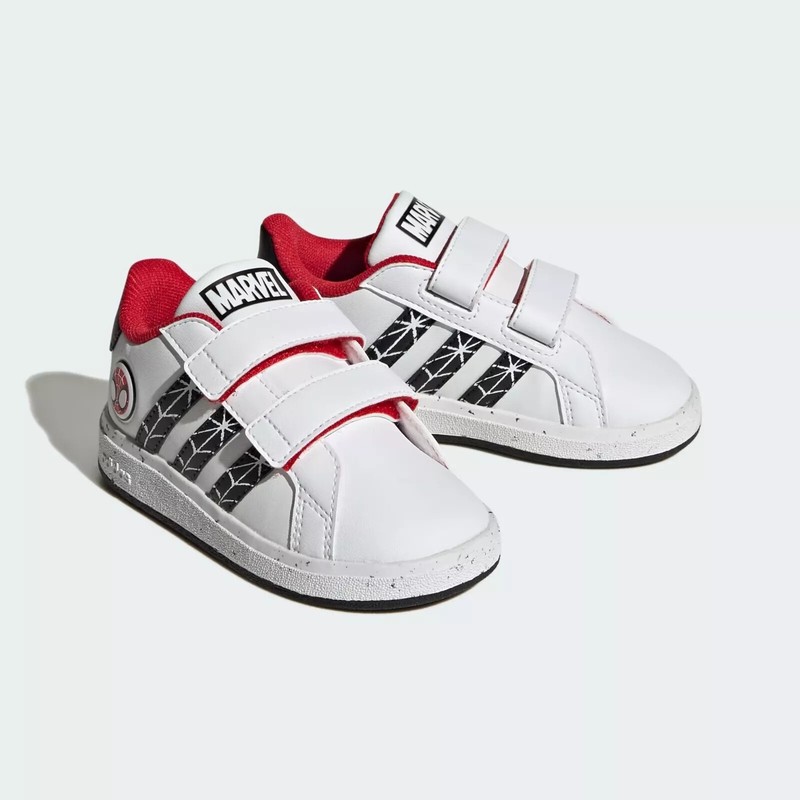 Toddler Adidas Grand Court Spider-man White IF983 100% Authentic New