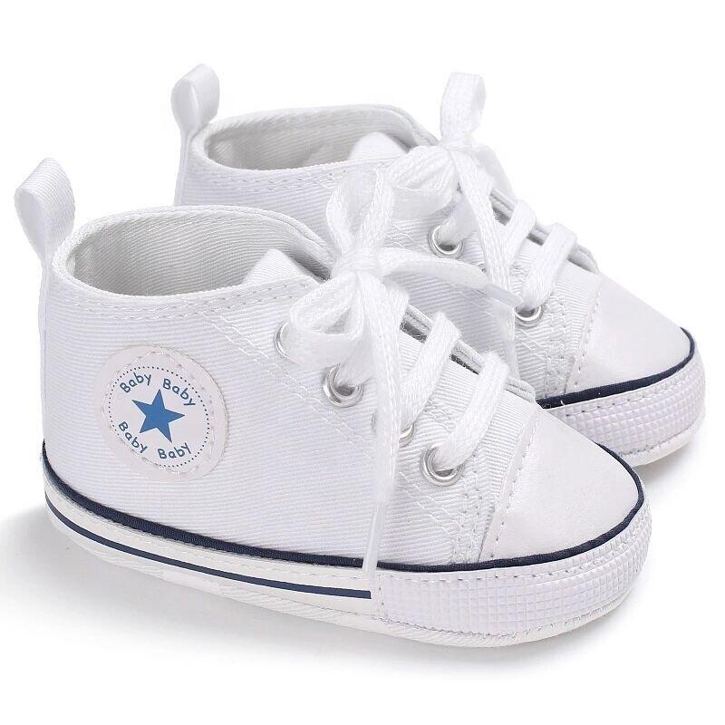 Toddler Baby Boy/Girl Soft Sole Crib Shoes Sneakers 0-18 M