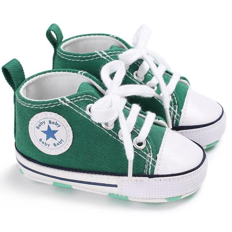 Toddler Baby Boy/Girl Soft Sole Crib Shoes Sneakers 0-18 M