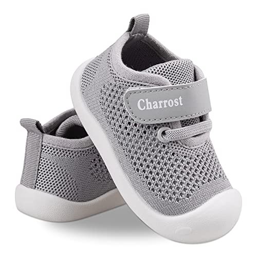 Toddler Baby Girl Boy First Walking Shoes Checkered Sneakers 7 Toddler 4 Grey