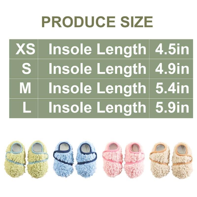 Toddler Baby Girls Boys Toddlers Soft Fur Warm House Slippers Cotton Socks Shoes