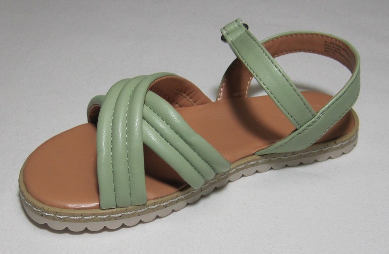 Toddler Girls Ankle Strap Sandals Green NWT Cat & Jack