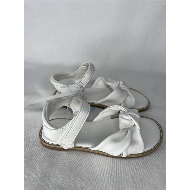 Toddler Girls Ankle Strap Sandals White NWT Cat & Jack Size 9