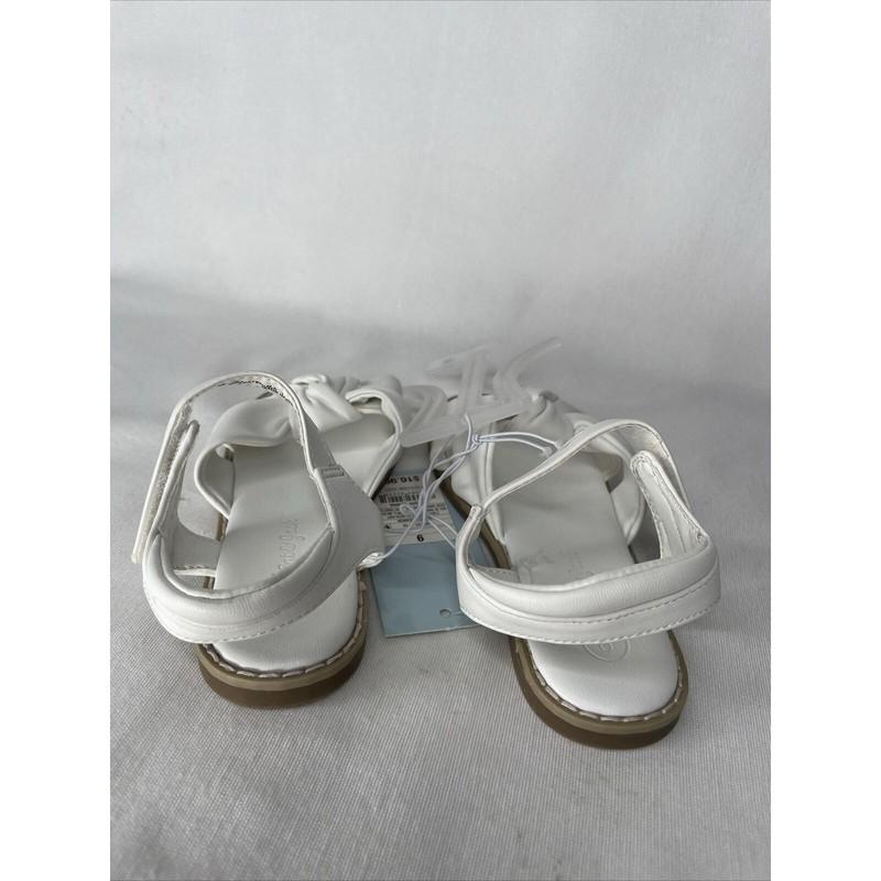 Toddler Girls Ankle Strap Sandals White NWT Cat & Jack Size 9