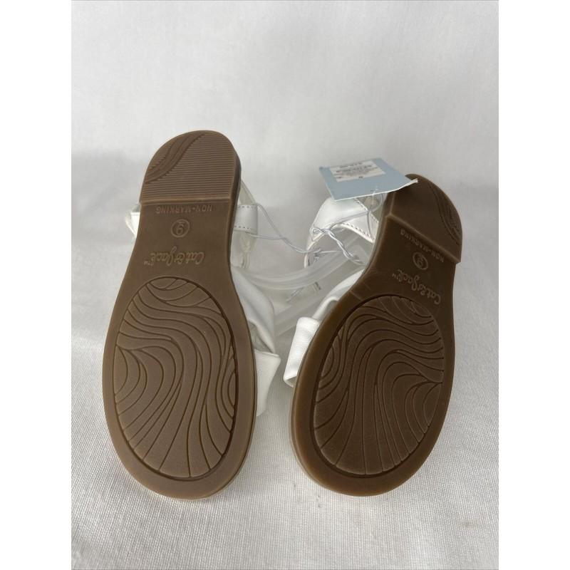 Toddler Girls Ankle Strap Sandals White NWT Cat & Jack Size 9
