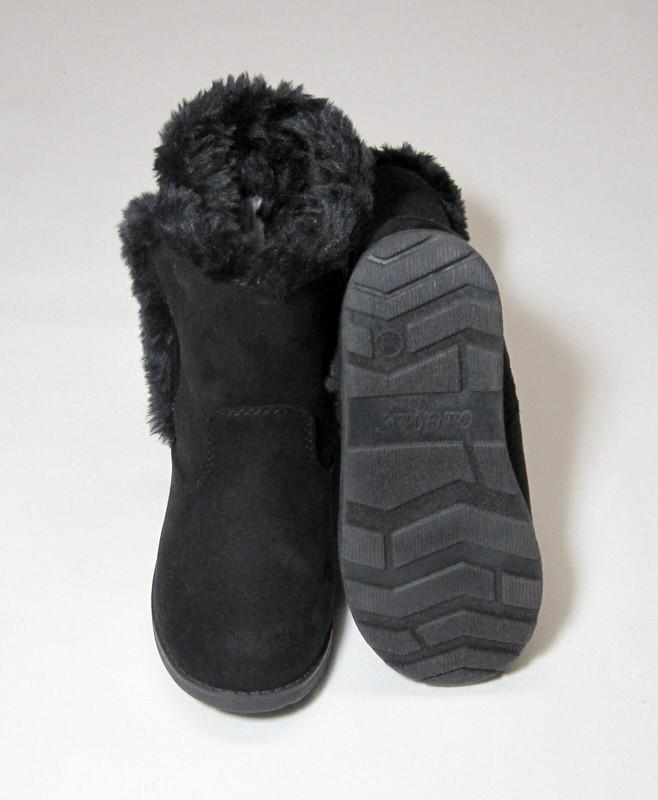 Toddler Girls Fleece Fashion Boots Black NWT Cat & Jack