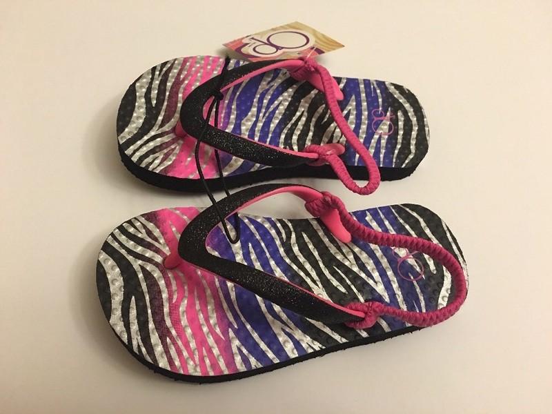 Toddler Girls Flip Flop Sandals Beachwear Water Shoes Size Small 5-6