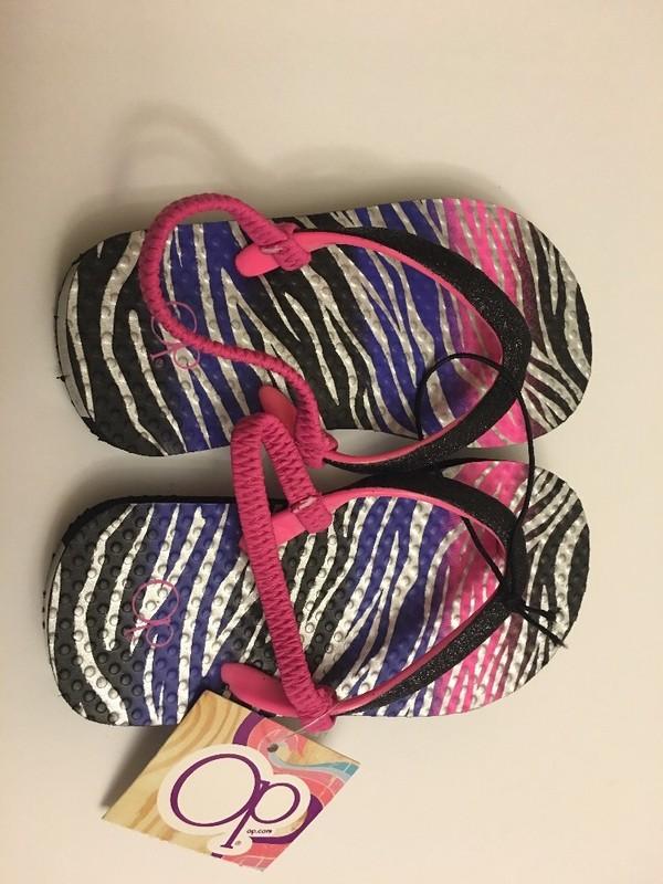 Toddler Girls Flip Flop Sandals Beachwear Water Shoes Size Small 5-6