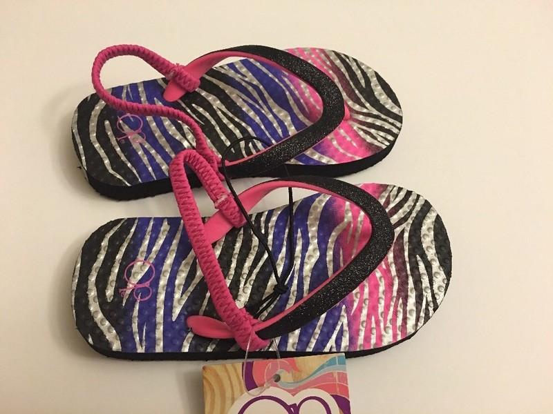 Toddler Girls Flip Flop Sandals Beachwear Water Shoes Size Small 5-6