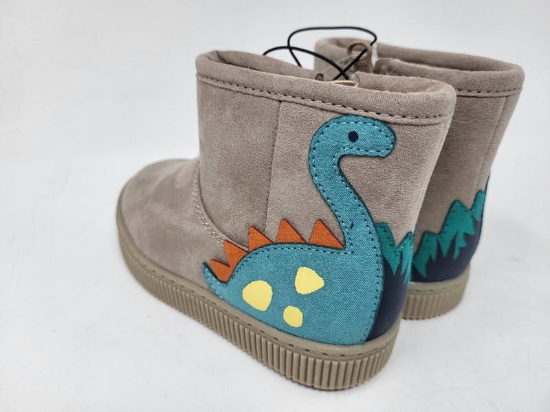 Toddler Girls' Vesper Dinosaur Zip Winter Shearling Boots Cat & Jack Size 7