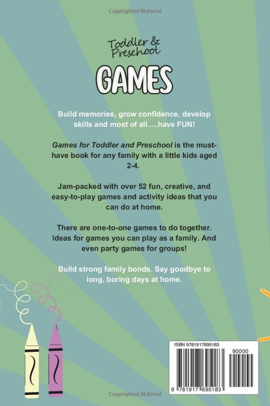 Toddler & Preschool Games: 52+ Game And Activity Ideas Solo Family And Party
