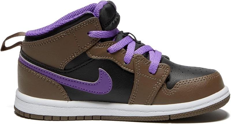 Toddler's Jordan 1 Mid Palomino/White-Wild Berry (DQ8425 215)